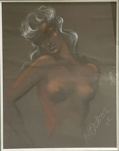 Ecole française des années 1950
Portrait...