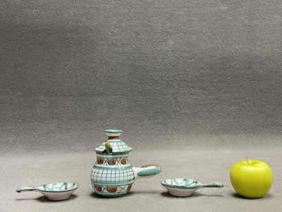 Robert PICAULT (1919-2000)
Earthenware salad...