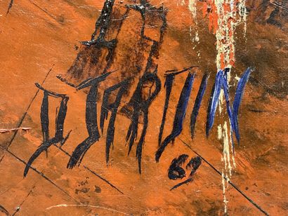 D. JARDIN
Composition abstraite
Huile sur...