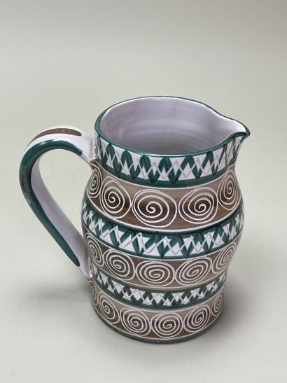 Robert PICAULT (1919-2000)
Pitcher. 
H. 18.5...
