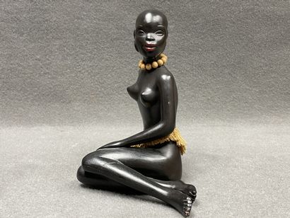 Ensemble de sculptures en céramique, représentant...