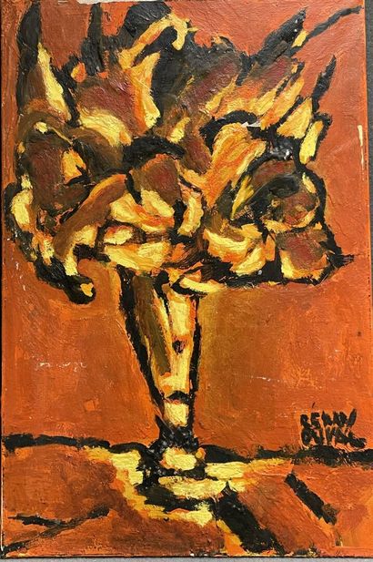 Rémy DUVAL (1907-1984)
fleurs
huile sur toile,...