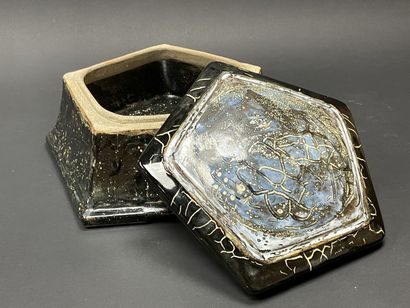 Philippe DUBUC (born 1947). 
Large glazed...