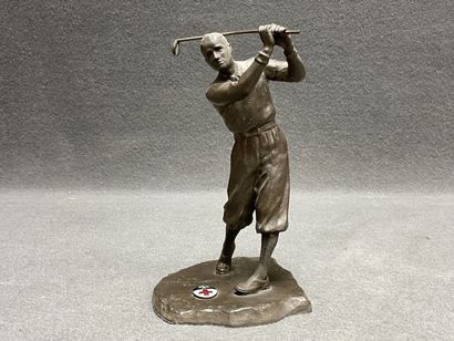 GOLF: Regula sculpture with patina.
Height:...