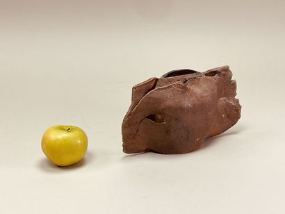 Gérard BROSSARD (né 1950
Vase en grès. 
13...