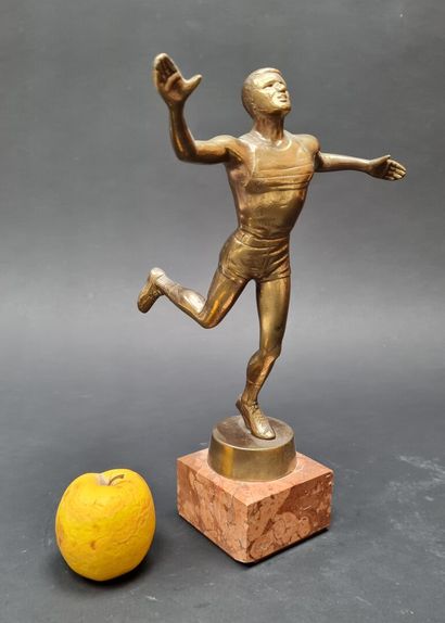 ATHLETICS:
Runner
Bronze, on pink marble.
Height:...