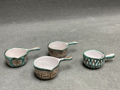 Robert PICAULT (1919-2000)
Earthenware coaster,...