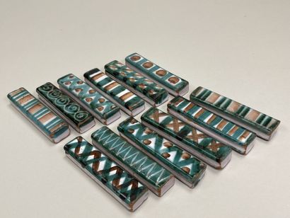 Robert PICAULT (1919-2000)
Twelve knife holders....
