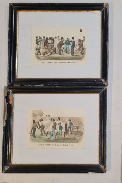 Thomas WORTH (1834-1917) deux gravures en...