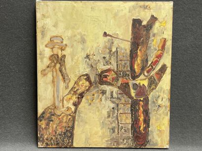 Theodor MORARU (1938-2011) 
Composition
huile...