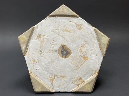 Philippe DUBUC (born 1947). 
Large glazed...