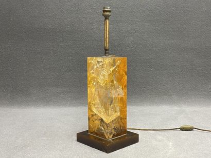 Pied de lampe en résine à l'imitation du...