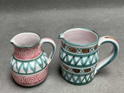 Robert PICAULT (1919-2000)
Two earthenware...