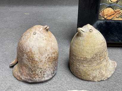 Onze statuettes animalieres et divers. 
H....