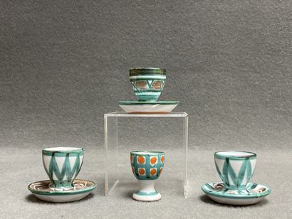 Robert PICAULT (1919-2000)
Four earthenware...