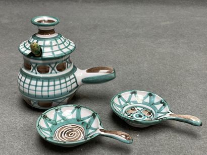 Robert PICAULT (1919-2000)
Earthenware salad...