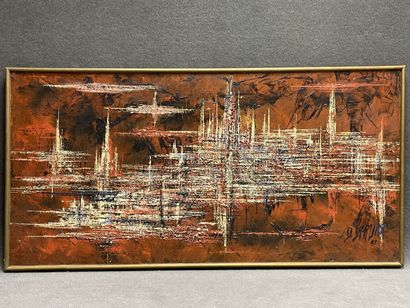 D. JARDIN
Composition abstraite
Huile sur...