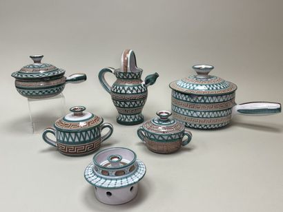 Robert PICAULT (1919-2000)
Two saucepans,...