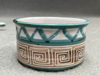 Robert PICAULT (1919-2000)
Earthenware coaster,...