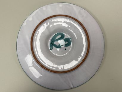 Robert PICAULT (1919-2000). 
Dish and two...