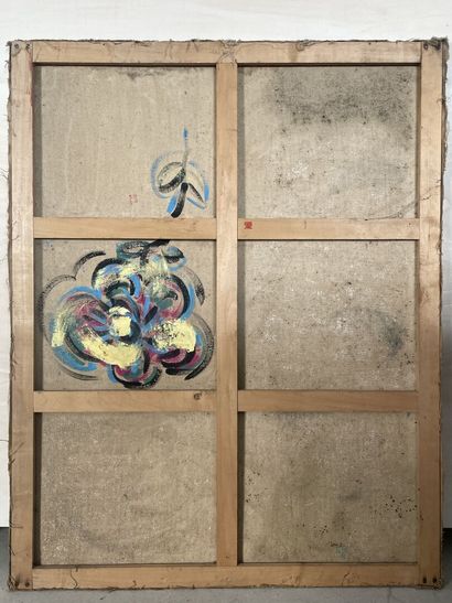 Hua ZHANG (1898-1970). 
Composition abstraite....
