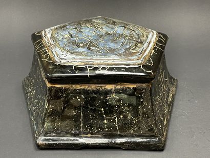 Philippe DUBUC (born 1947). 
Large glazed...