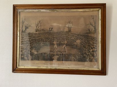 Large late 19th century American engraving:...