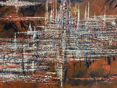 D. JARDIN
Composition abstraite
Huile sur...
