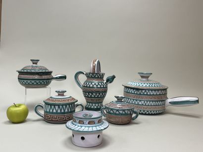 Robert PICAULT (1919-2000)
Two saucepans,...