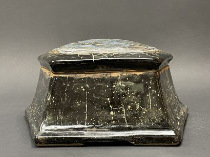 Philippe DUBUC (born 1947). 
Large glazed...
