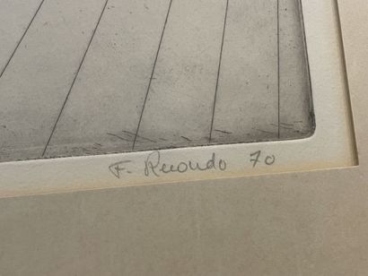 Félix DE RECONDO (1932-2015) 
La charette...