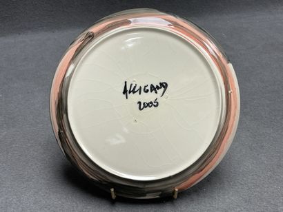 Bernard ALLIGAND (1953)
Assiette en céramique,...