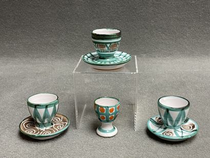 Robert PICAULT (1919-2000)
Four earthenware...