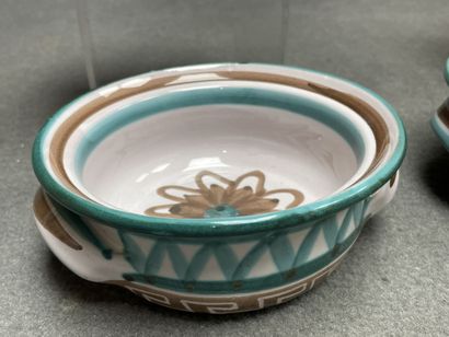 Robert PICAULT (1919-2000)
Four earthenware...