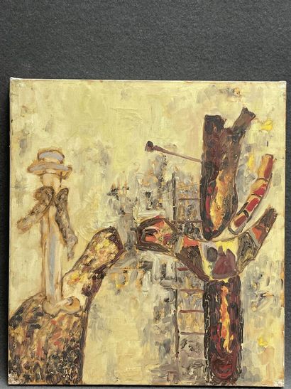 Theodor MORARU (1938-2011) 
Composition
huile...