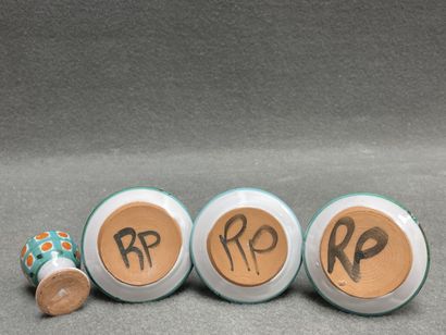 Robert PICAULT (1919-2000)
Four earthenware...