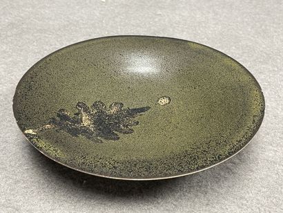 Jean GIREL (1947). 
Ceramic plate
H. 3.5...
