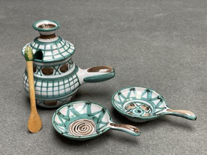 Robert PICAULT (1919-2000)
Earthenware salad...