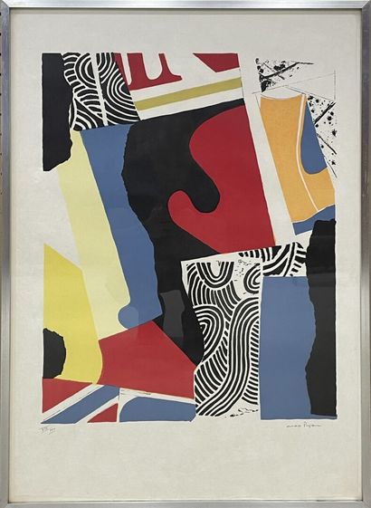 Max PAPART (1911-1994)
composition abstraite
Estampe...