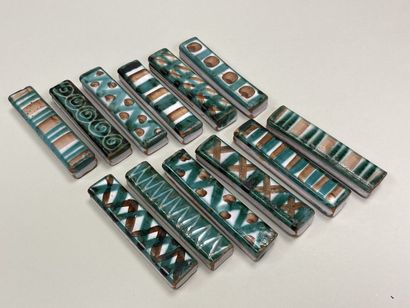 Robert PICAULT (1919-2000)
Twelve knife holders....