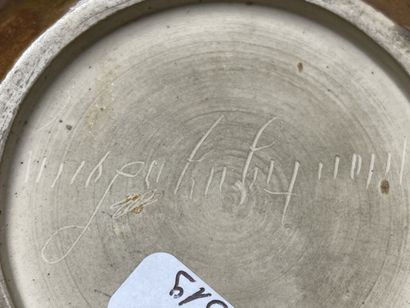 Lot de cinq grès de Puisaye et diverses....