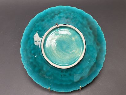 Plat en faïence KÜTANYA
Turquie XXe
H. :6...