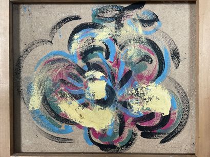 Hua ZHANG (1898-1970). 
Composition abstraite....