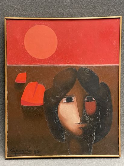 Antonio GUANSE (1926-2008)
Portrait 
huile...