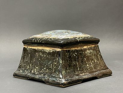 Philippe DUBUC (born 1947). 
Large glazed...