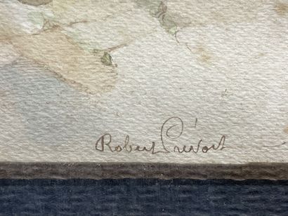 Robert PREVOST (1863-1967)
Two watercolors...