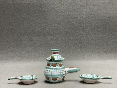 Robert PICAULT (1919-2000)
Earthenware salad...