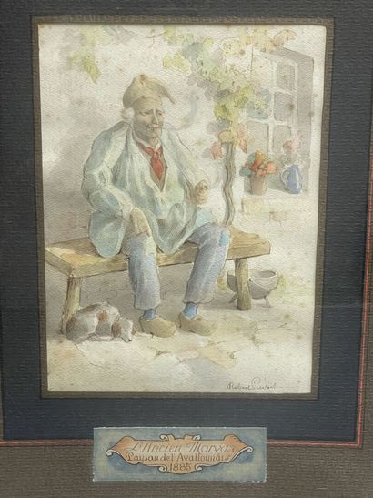 Robert PREVOST (1863-1967)
Two watercolors...