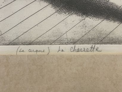 Félix DE RECONDO (1932-2015) 
La charette...