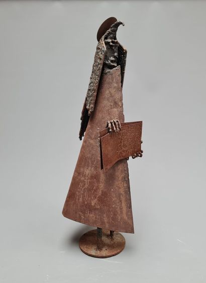 Sculpture en métal soudé: Sage
H. :52 cm....